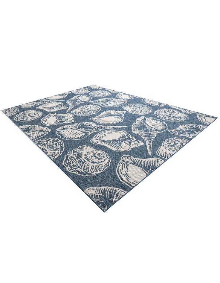 Detail image of  9' x 12'  Washable Coastal Indoor / Outdoor Rug