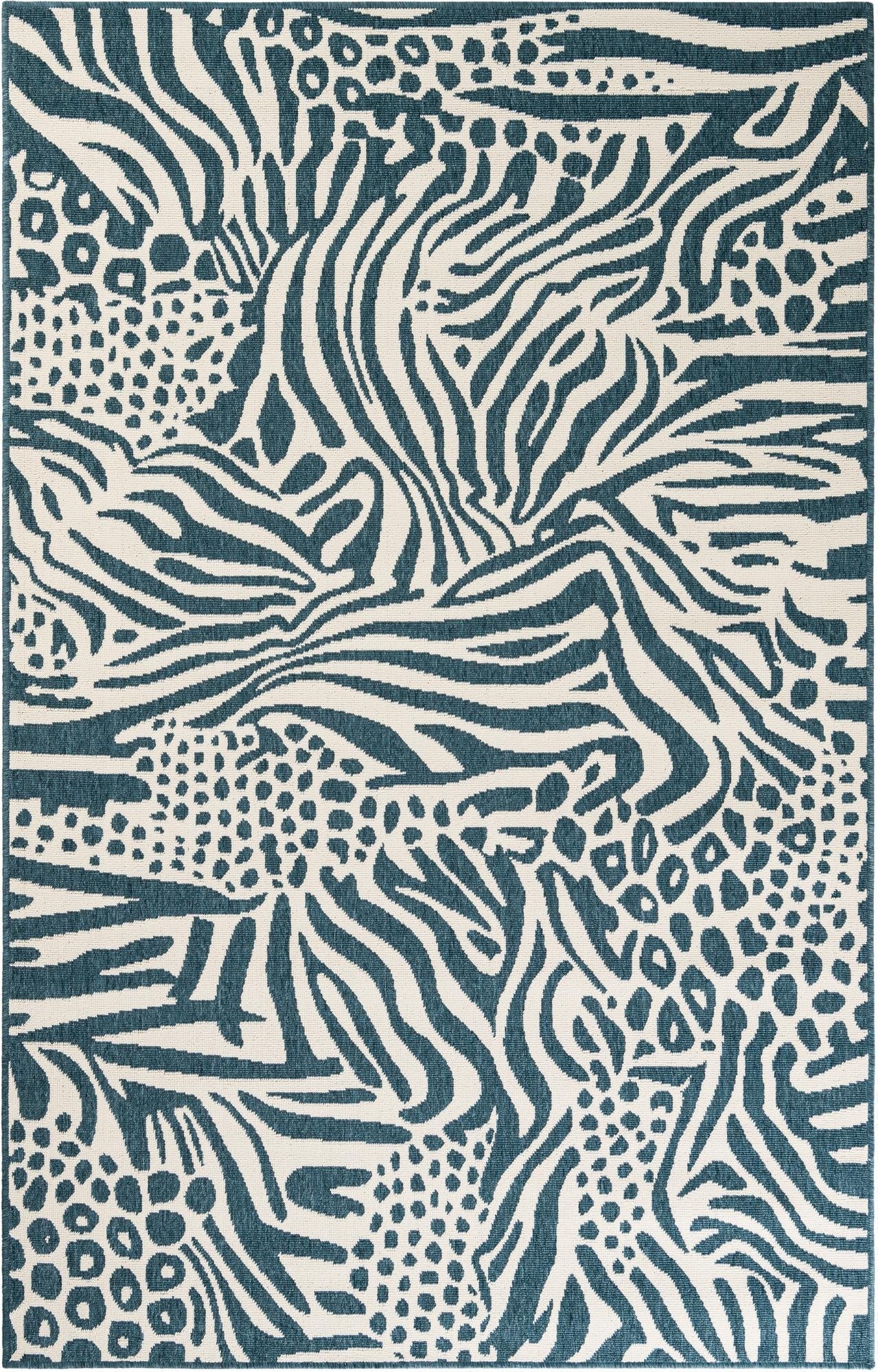  5' x 8'  Washable Safari Indoor / Outdoor Rug