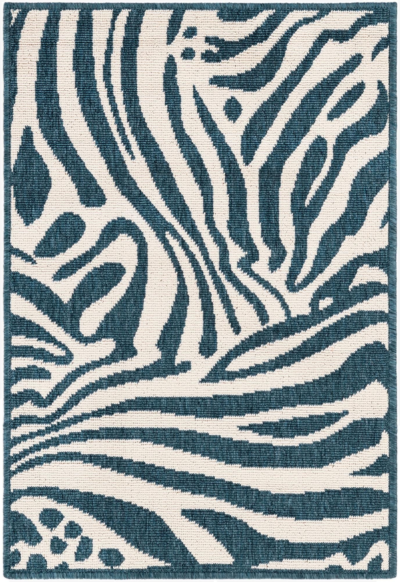  2' x 3'  Washable Safari Indoor / Outdoor Rug