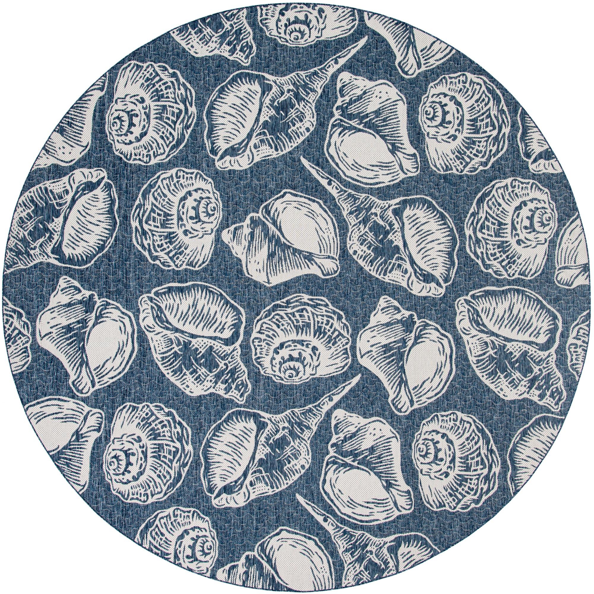 Rug Navy Blue and Ivory Swatch link