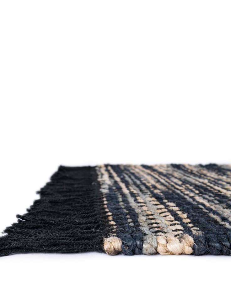 Detail image of  2' x 6' 1  Hand Woven Chunky Jute Runner Rug