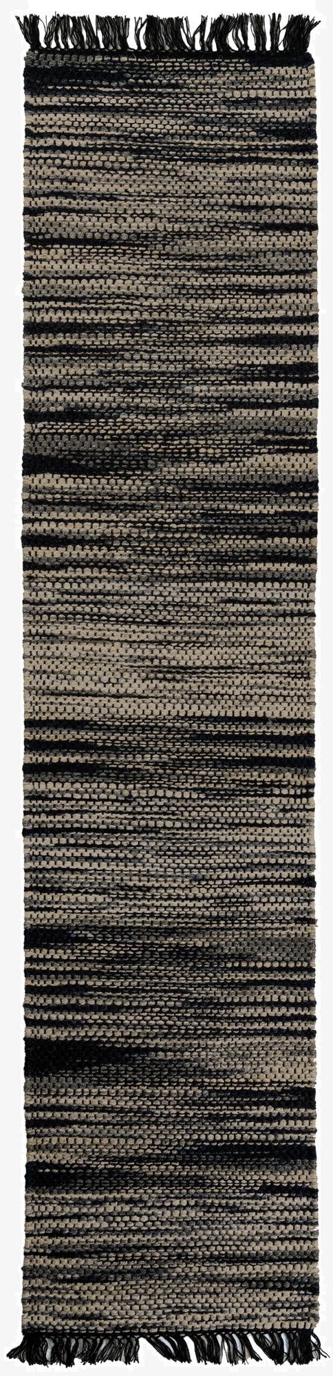  2' 7 x 12'  Hand Woven Chunky Jute Runner Rug