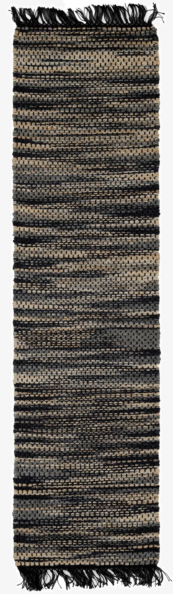  2' x 8'  Hand Woven Chunky Jute Runner Rug