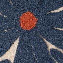 Rug Navy Blue and Ivory Swatch link