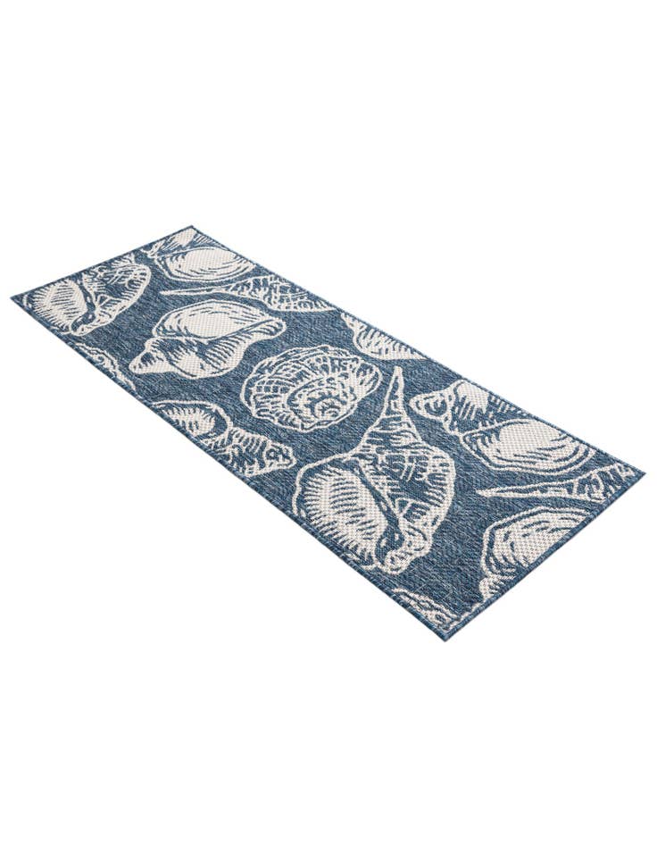 Detail image of  2' x 5' 3  Washable Coastal Indoor / Outdoor Runner Rug
