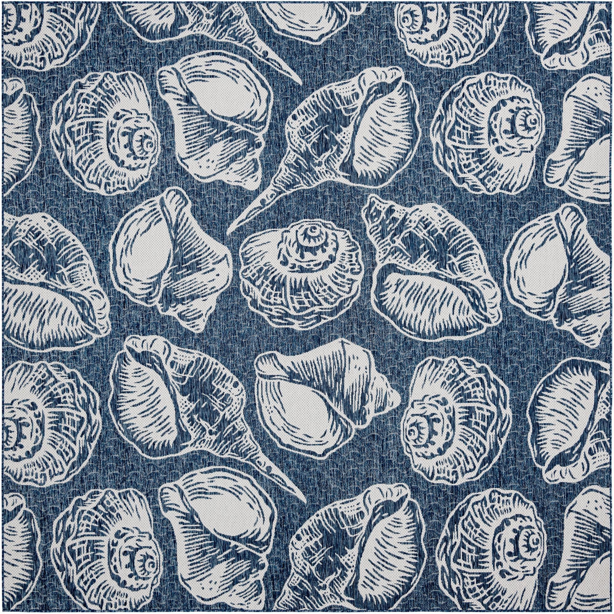 Rug Navy Blue and Ivory Swatch link