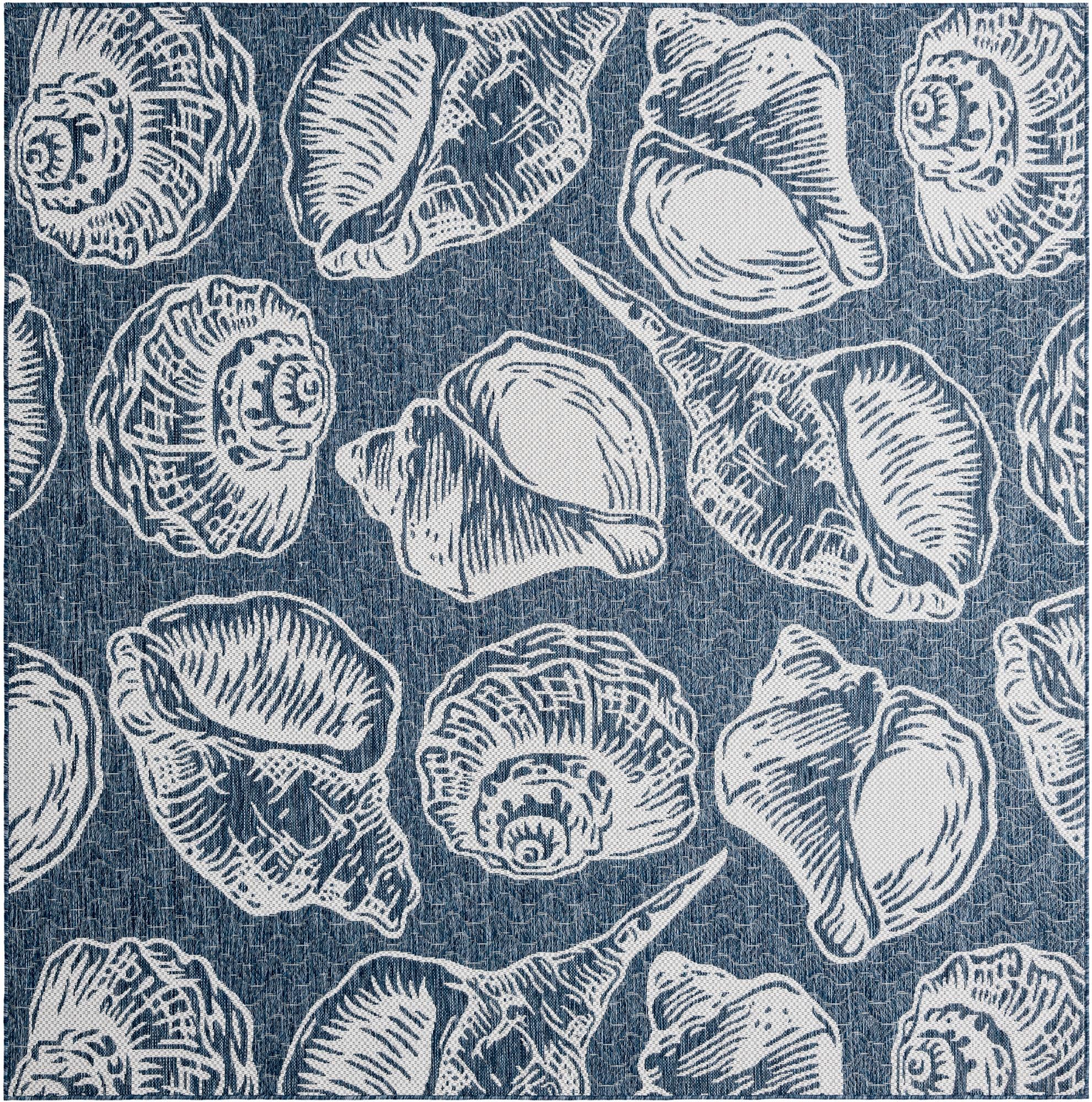 Rug Navy Blue and Ivory Swatch link