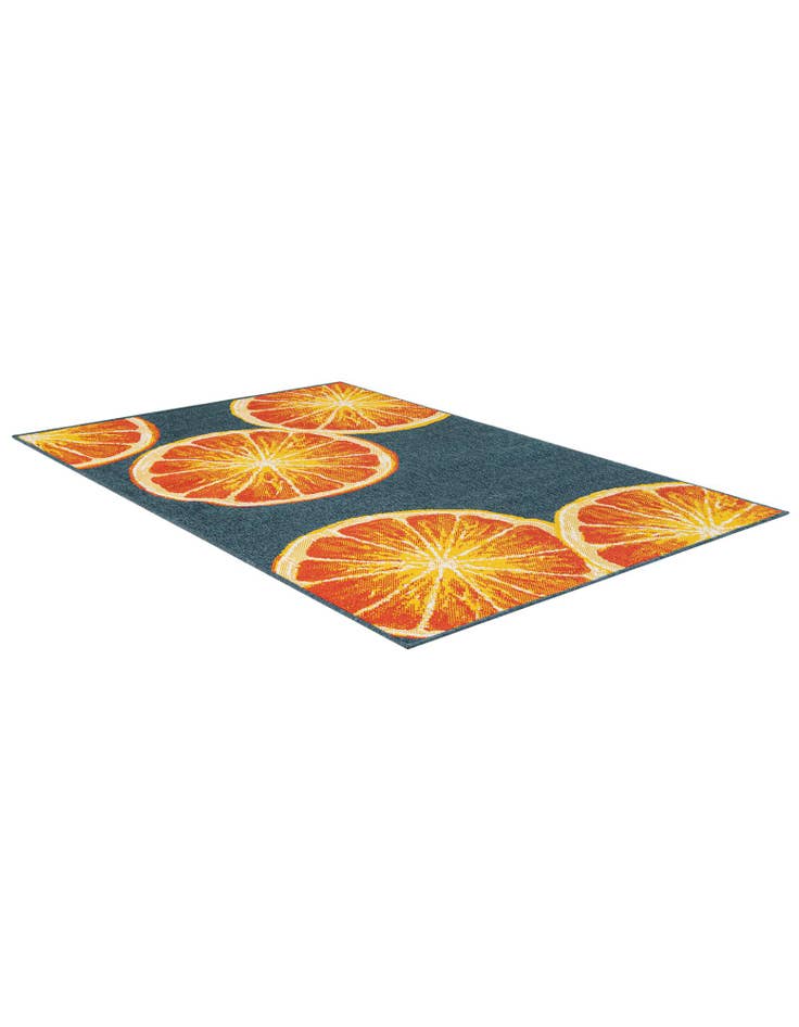 Detail image of  4' x 6'  Washable Modern Indoor / Outdoor Rug