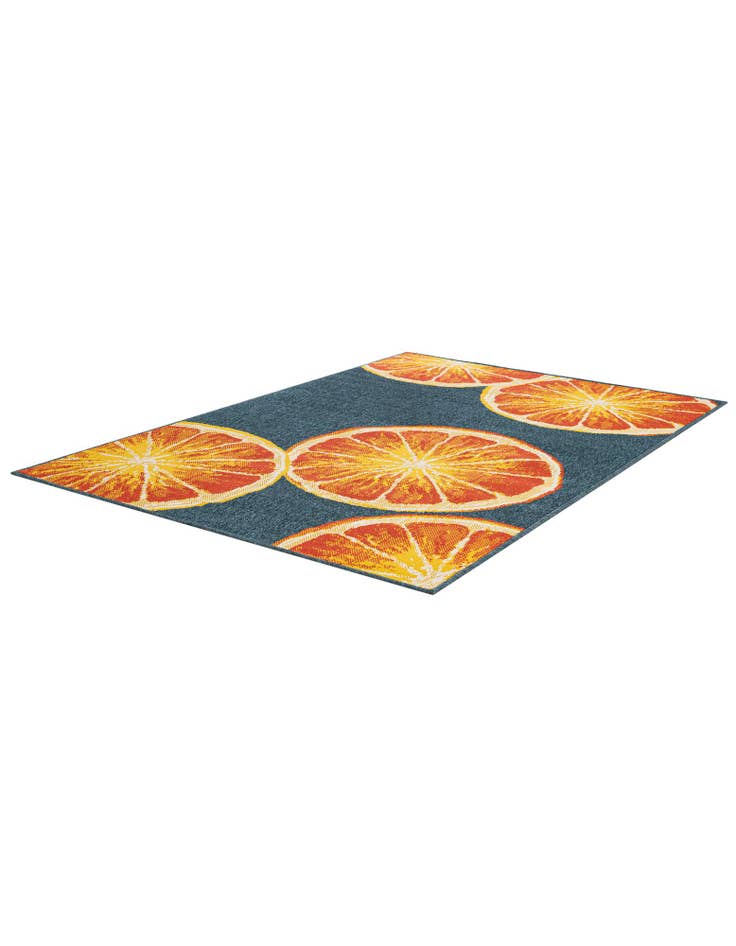 Detail image of  4' x 6'  Washable Modern Indoor / Outdoor Rug