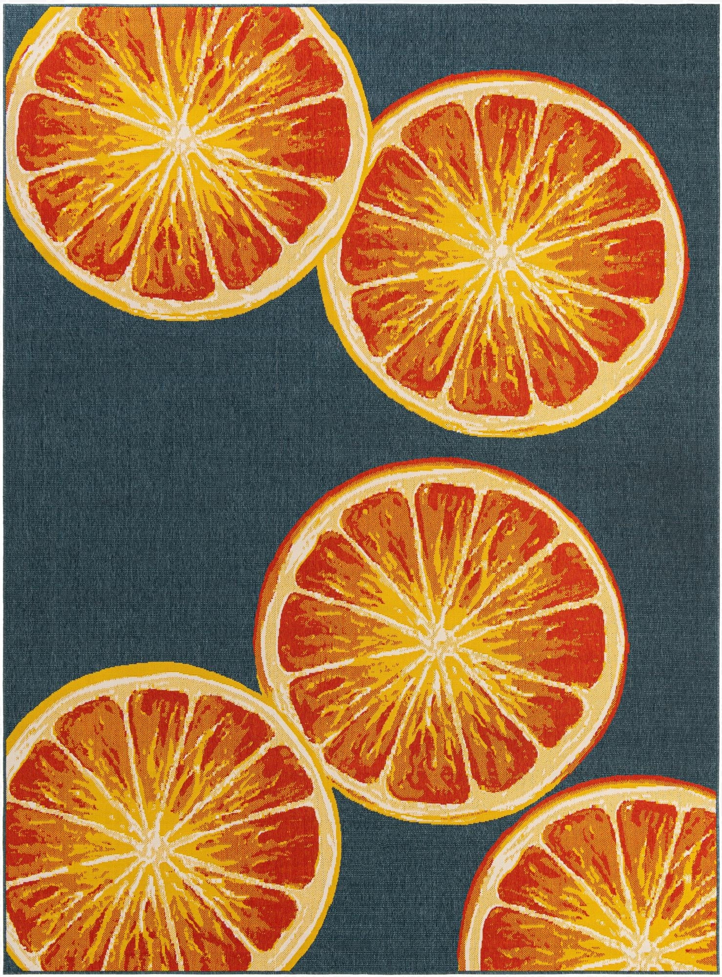  9' x 12'  Washable Modern Indoor / Outdoor Rug