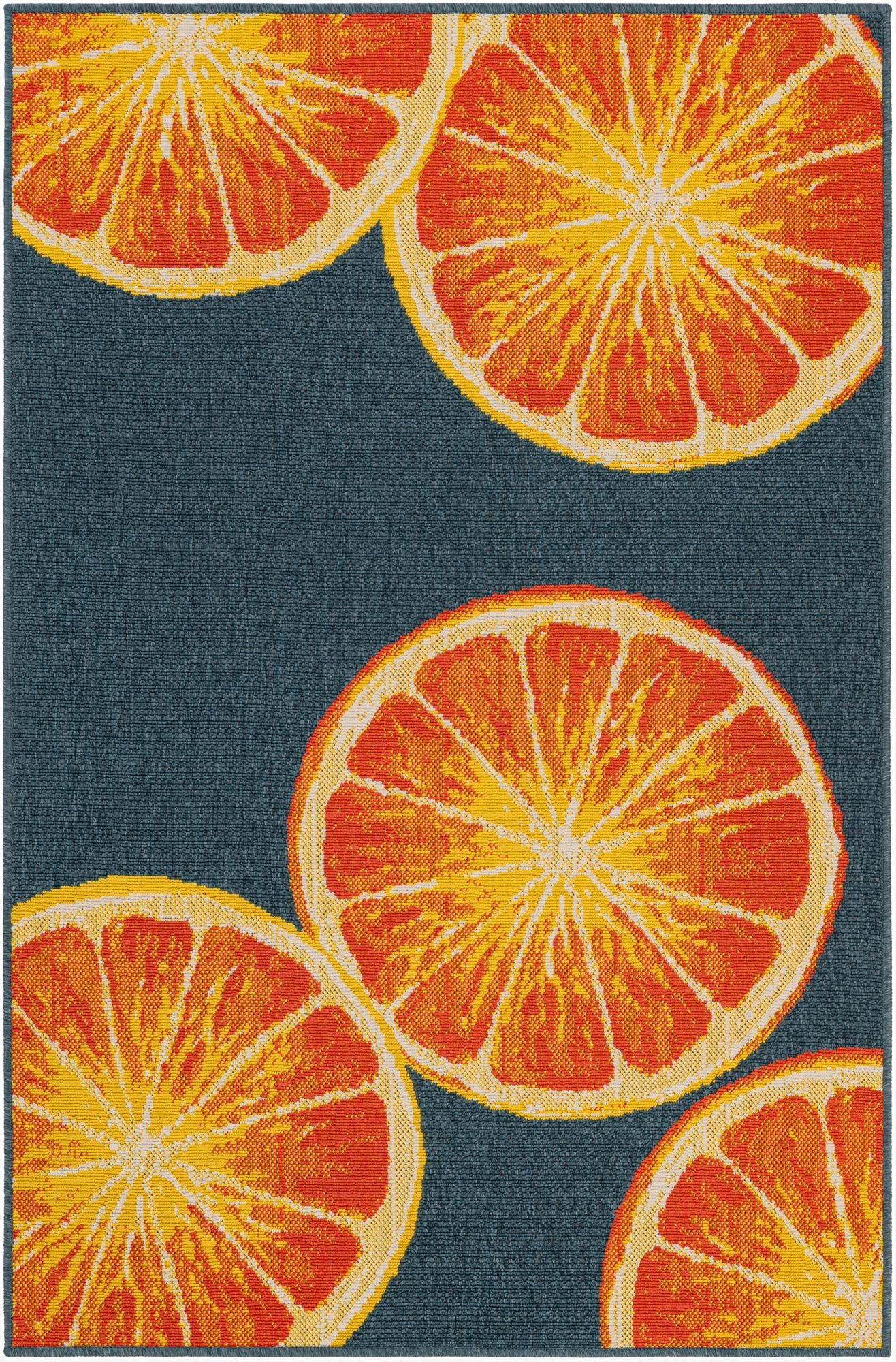  4' x 6'  Washable Modern Indoor / Outdoor Rug