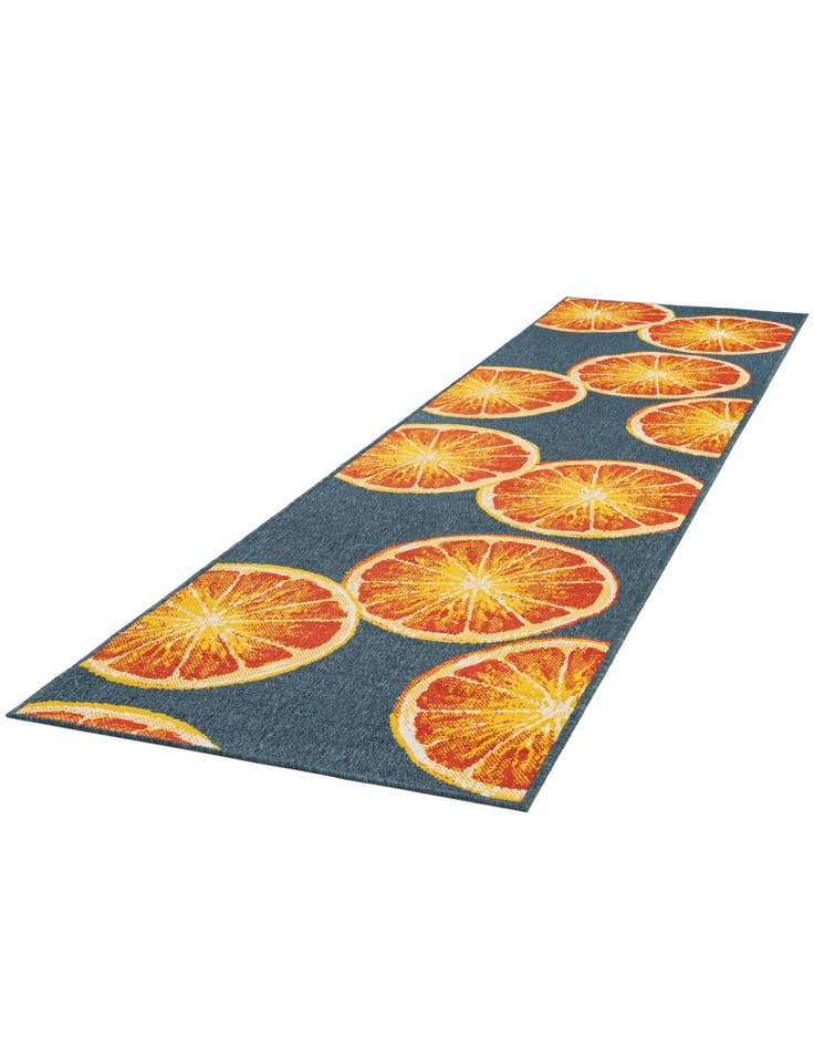 Detail image of  2' 7 x 10'  Washable Modern Indoor / Outdoor Runner Rug