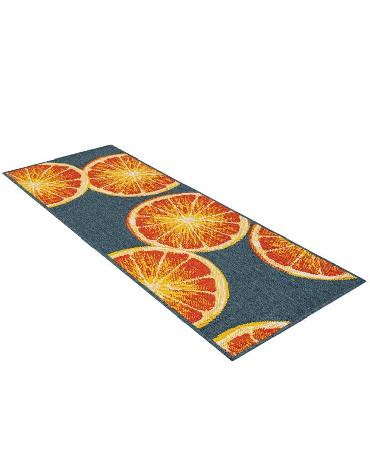 Detail image of  2' x 5'  Washable Modern Indoor / Outdoor Runner Rug