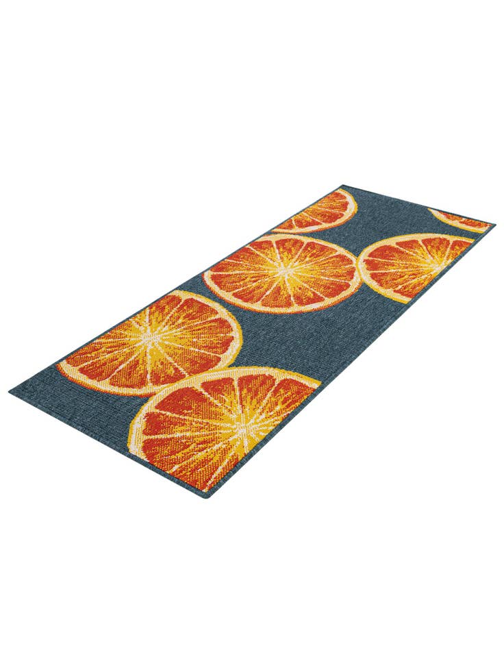 Detail image of  2' x 5'  Washable Modern Indoor / Outdoor Runner Rug