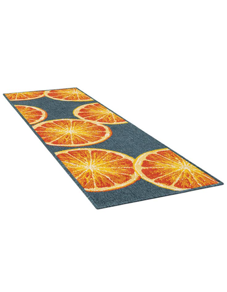 Detail image of  2' x 6'  Washable Modern Indoor / Outdoor Runner Rug