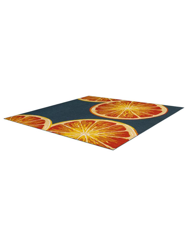 Detail image of  10' x 10'  Washable Modern Indoor / Outdoor Square Rug