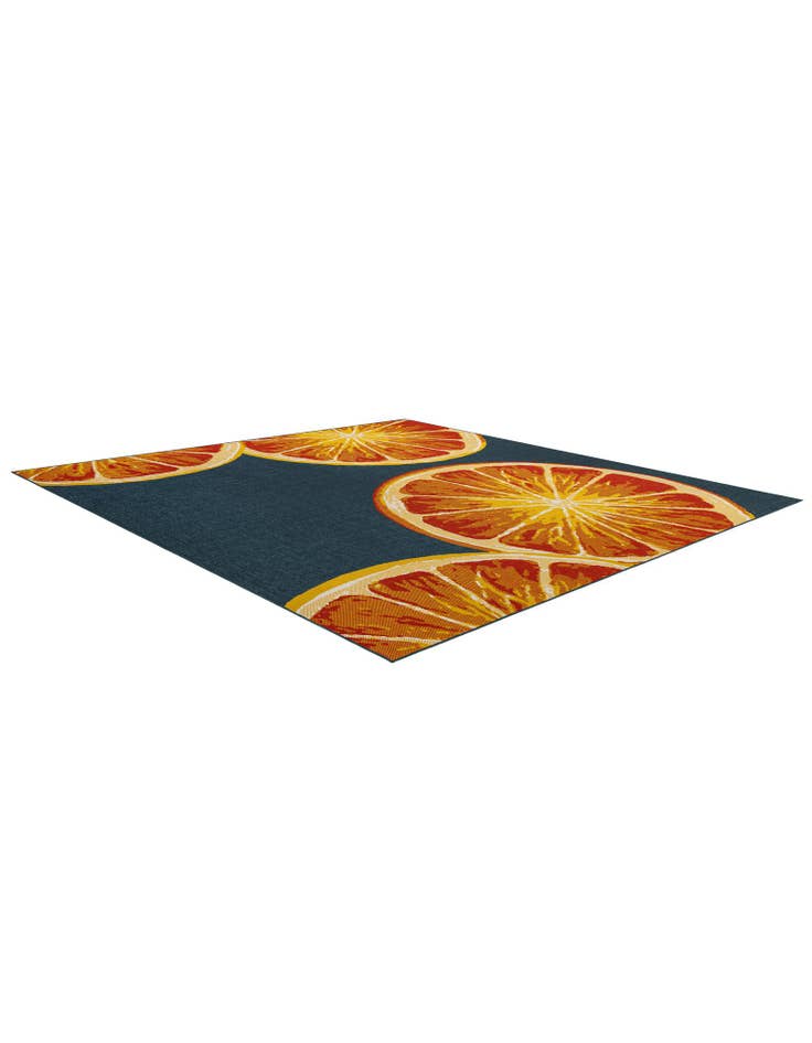 Detail image of  10' x 10'  Washable Modern Indoor / Outdoor Square Rug
