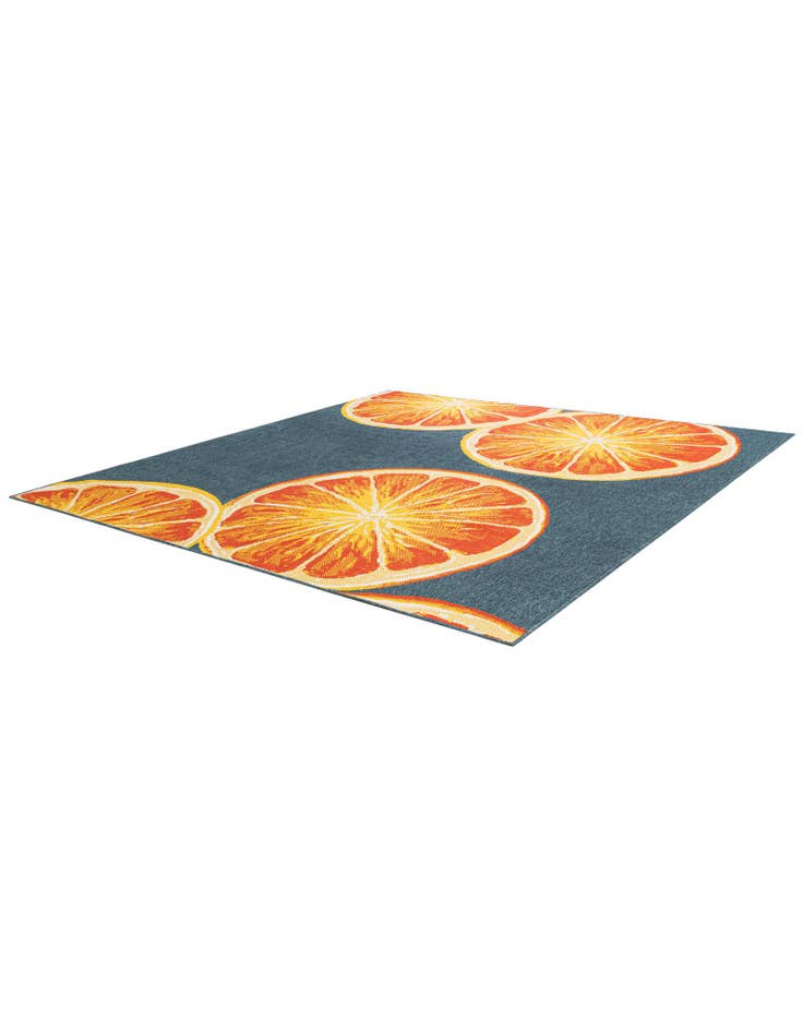 Detail image of  7' 10 x 7' 10  Washable Modern Indoor / Outdoor Square Rug