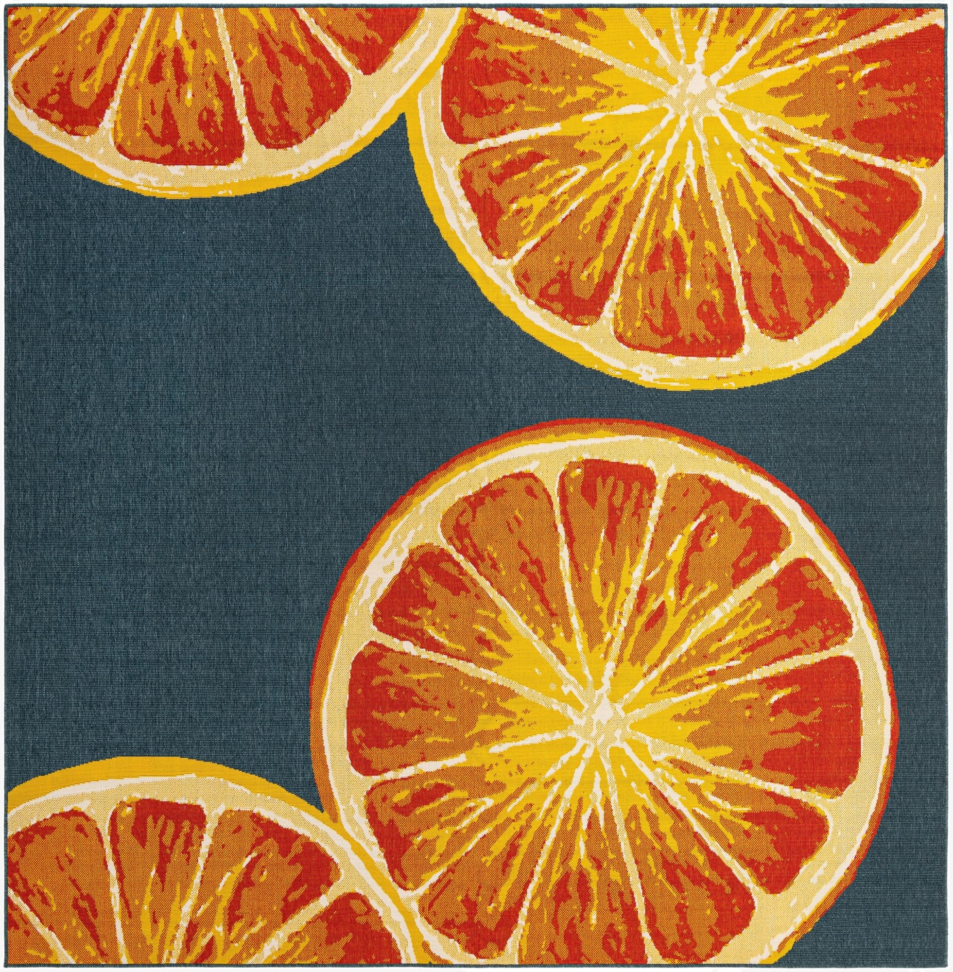  10' x 10'  Washable Modern Indoor / Outdoor Square Rug