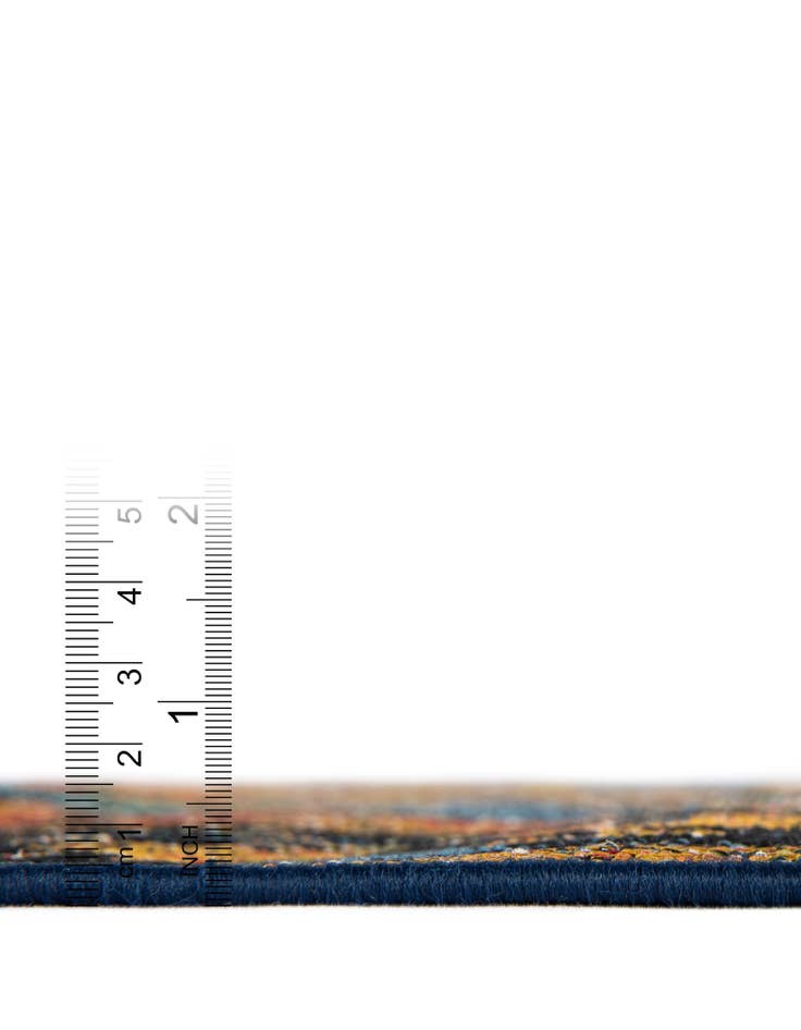 Detail image of  10' x 10'  Washable Traditional Indoor / Outdoor Square Rug