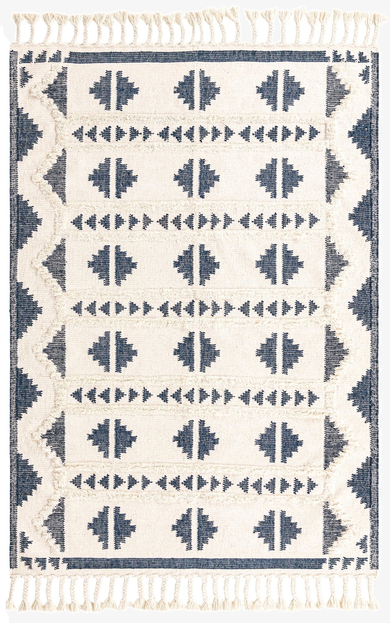  6' 1 x 9'  Hand Woven Arizona Wool Rug