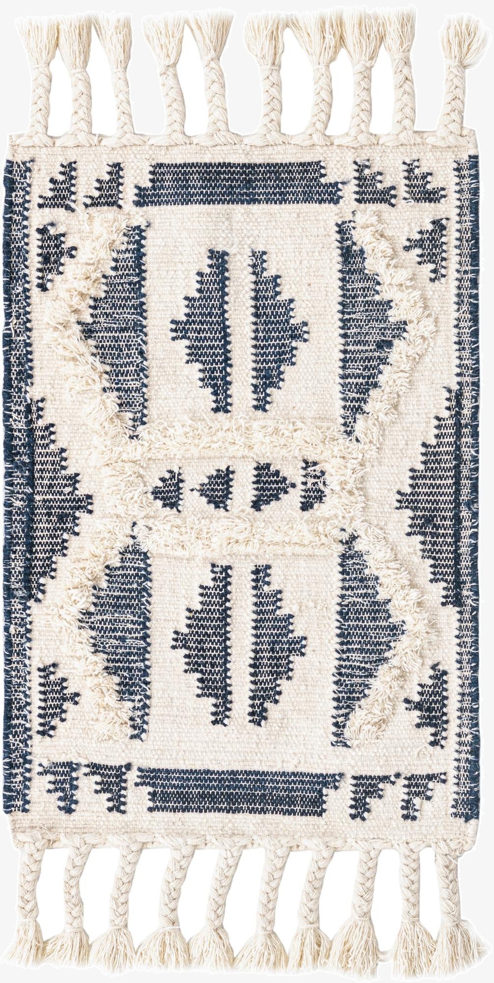  2' x 3' 1  Hand Woven Arizona Wool Rug