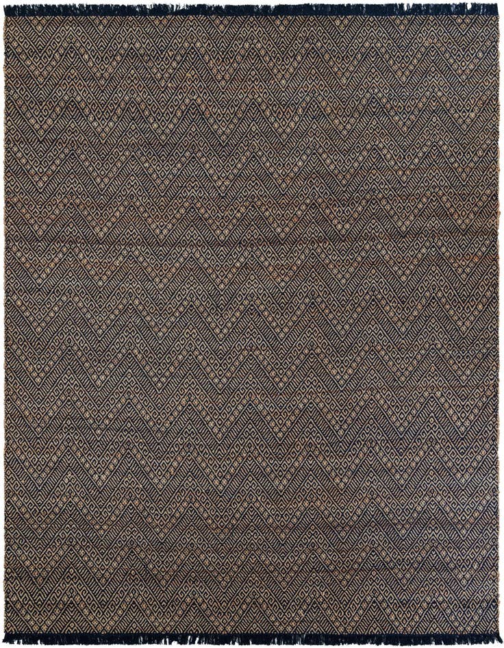 Detail image of  10' x 14' 1  Hand Braided Jute Rug