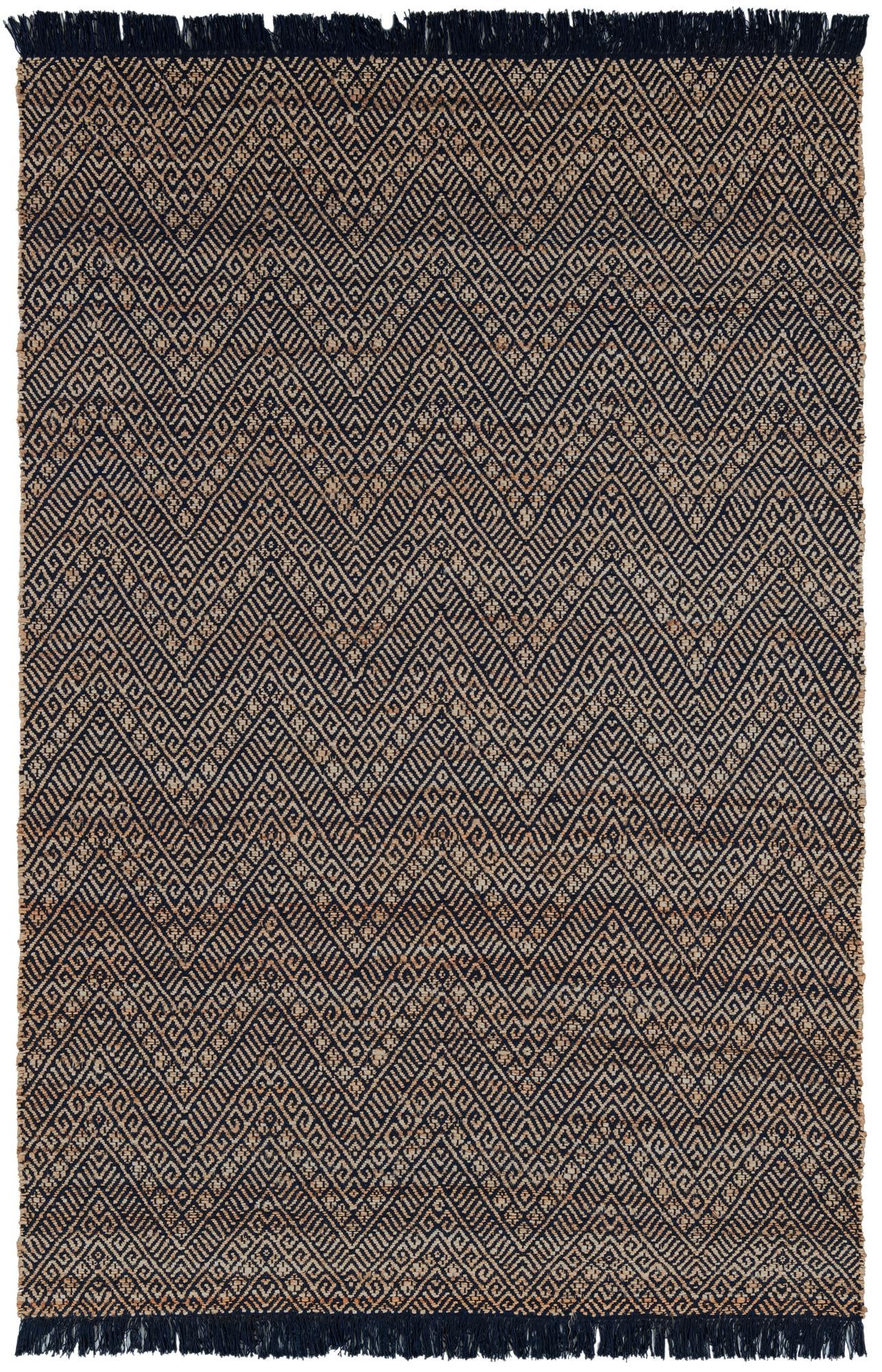 Rug Navy Blue and White Swatch link