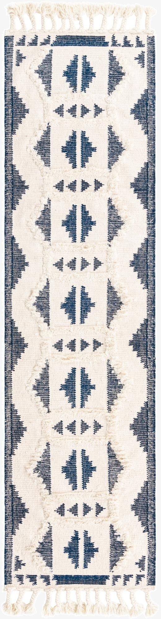  2' 7 x 13' 1  Hand Woven Arizona Wool Runner Rug