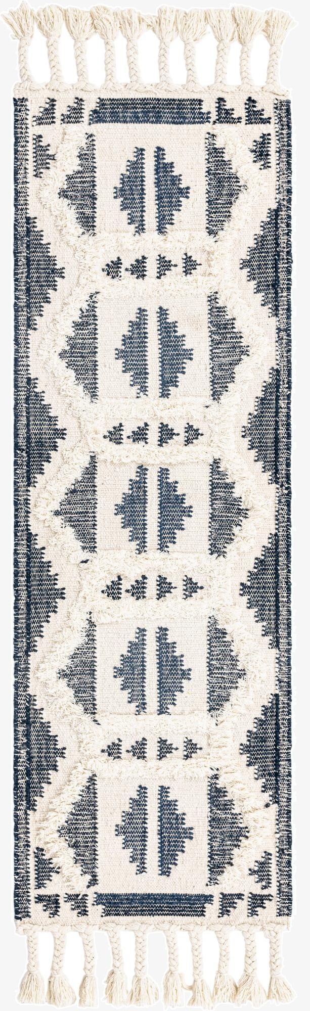  2' 2 x 6' 1  Hand Woven Arizona Wool Runner Rug