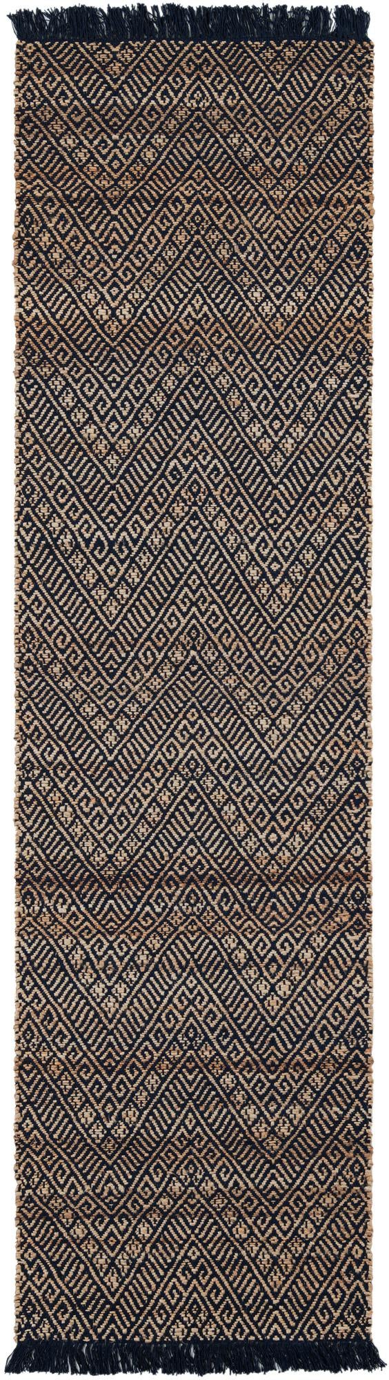 Rug Navy Blue and White Swatch link