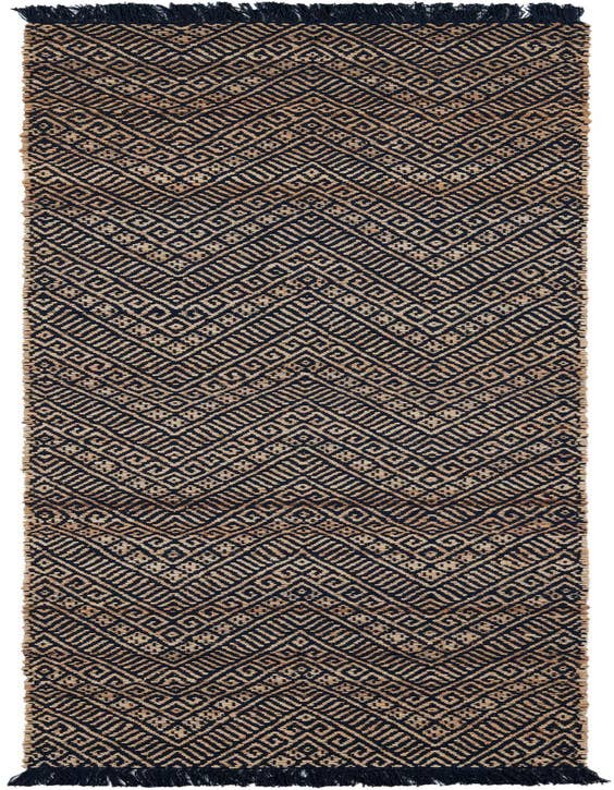 Detail image of  2' 7 x 10'  Hand Braided Jute Runner Rug