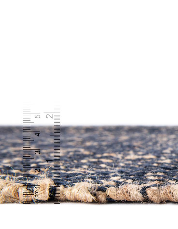 Detail image of  2' x 5' 1  Hand Braided Jute Runner Rug