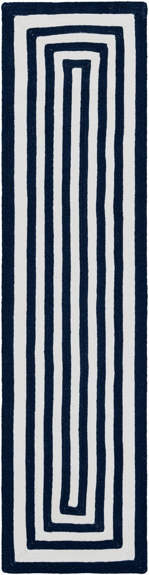  2' x 8'  Hand Woven Eco Verse   Washable Indoor / Outdoor Runner Rug