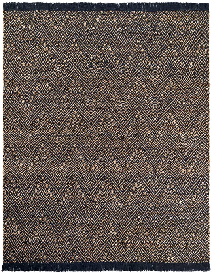 Detail image of  7' 10 x 7' 10  Hand Braided Jute Square Rug