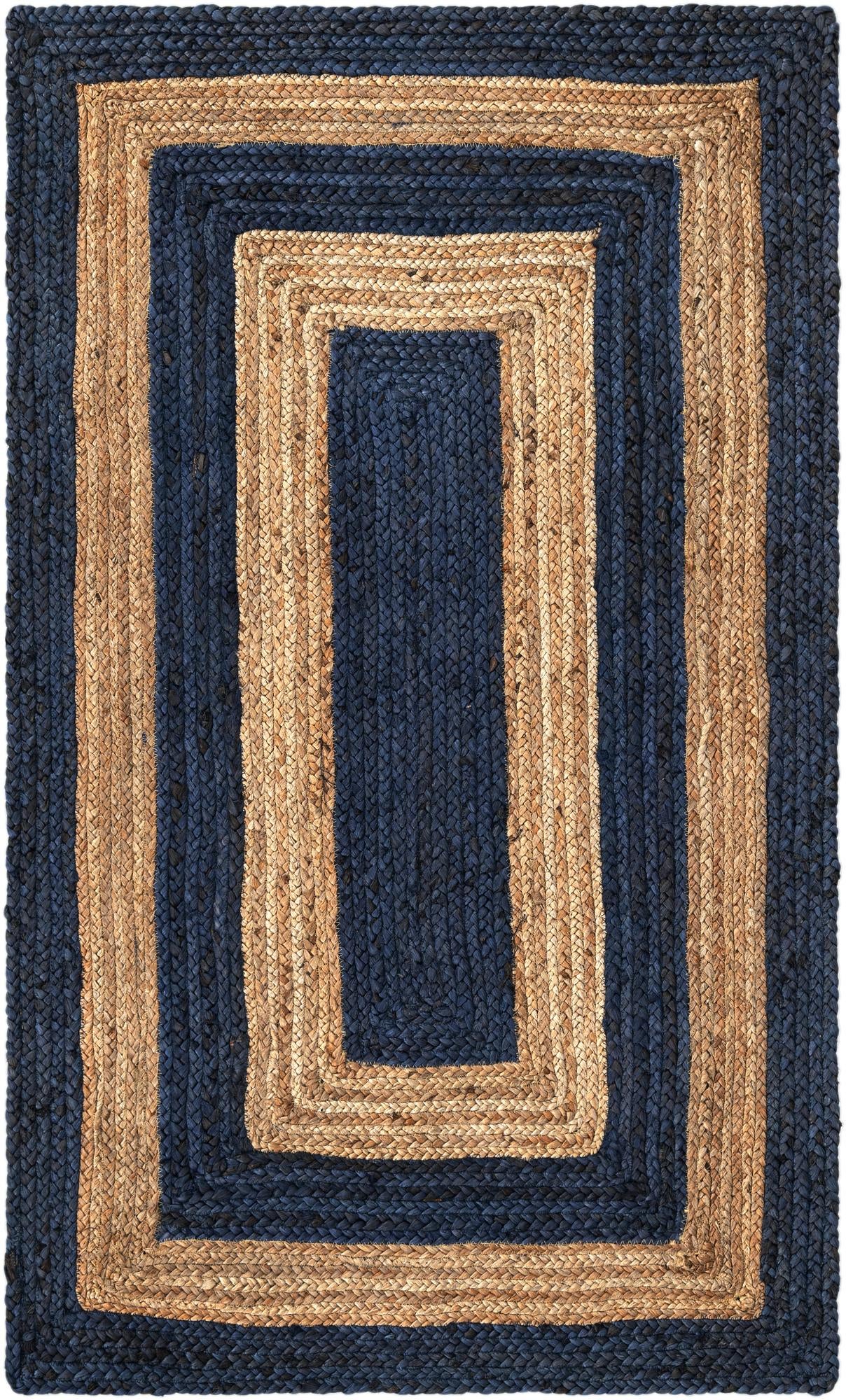 Rug Navy Blue Natural Swatch link