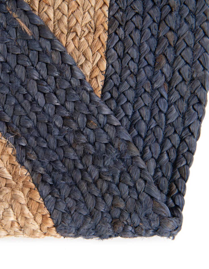 Detail image of  10' x 10'  Hand Braided Jute Round Rug