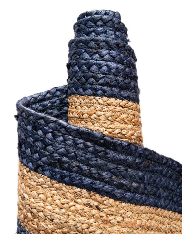 Detail image of  10' x 10'  Hand Braided Jute Square Rug