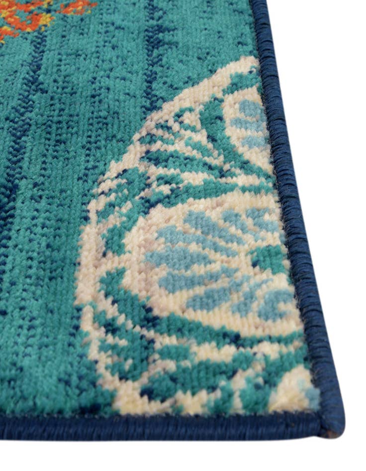 Detail image of 5' 3 x 5' 3 Azalea Octagon Rug