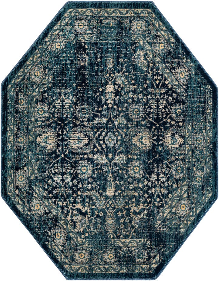  5' 3 x 5' 3 Dahlia Octagon Rug