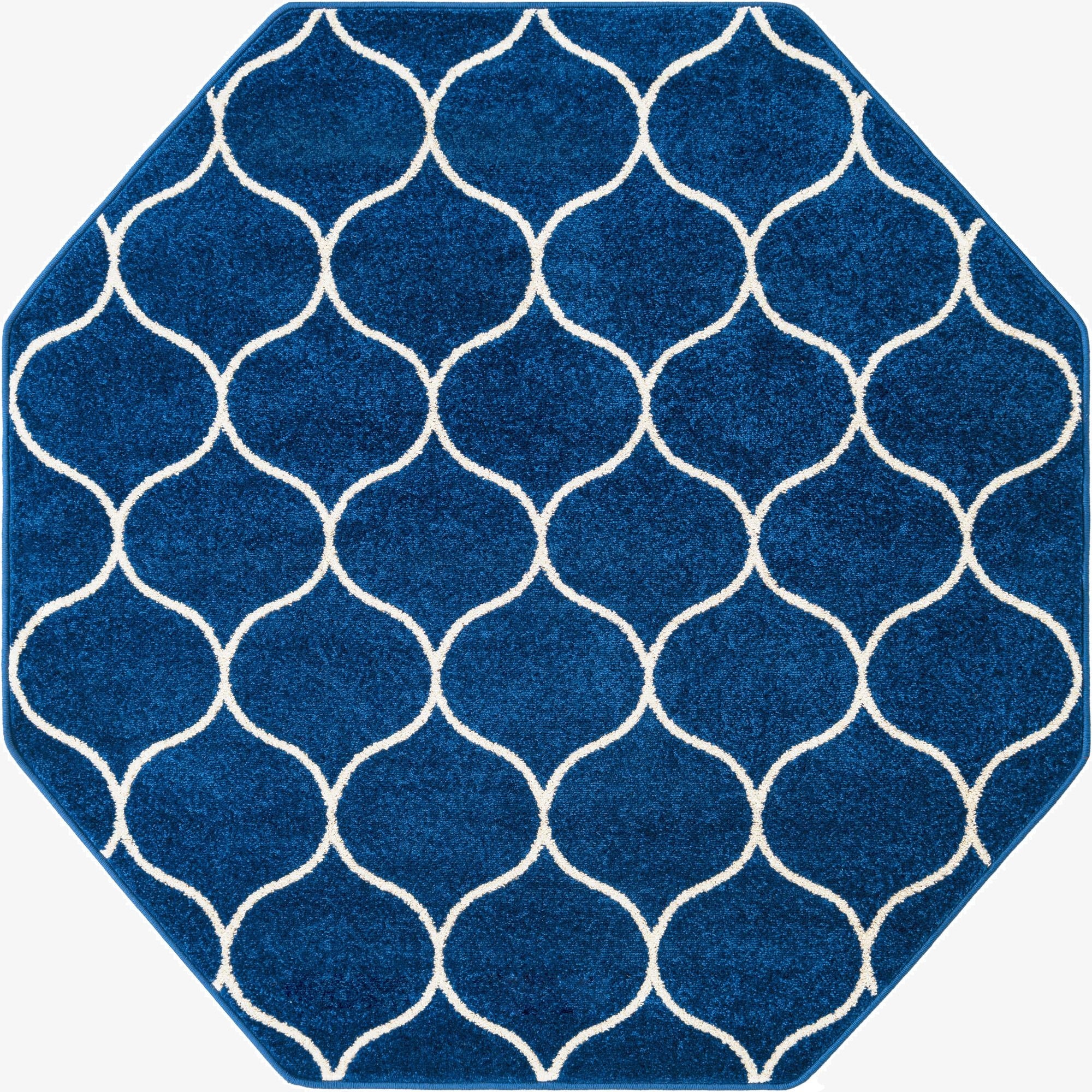  5' 3 x 5' 3 Lattice Frieze Octagon Rug