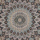 Blue 6' x 6' Arlen Nain Design Octagon Rug | Rugs.com