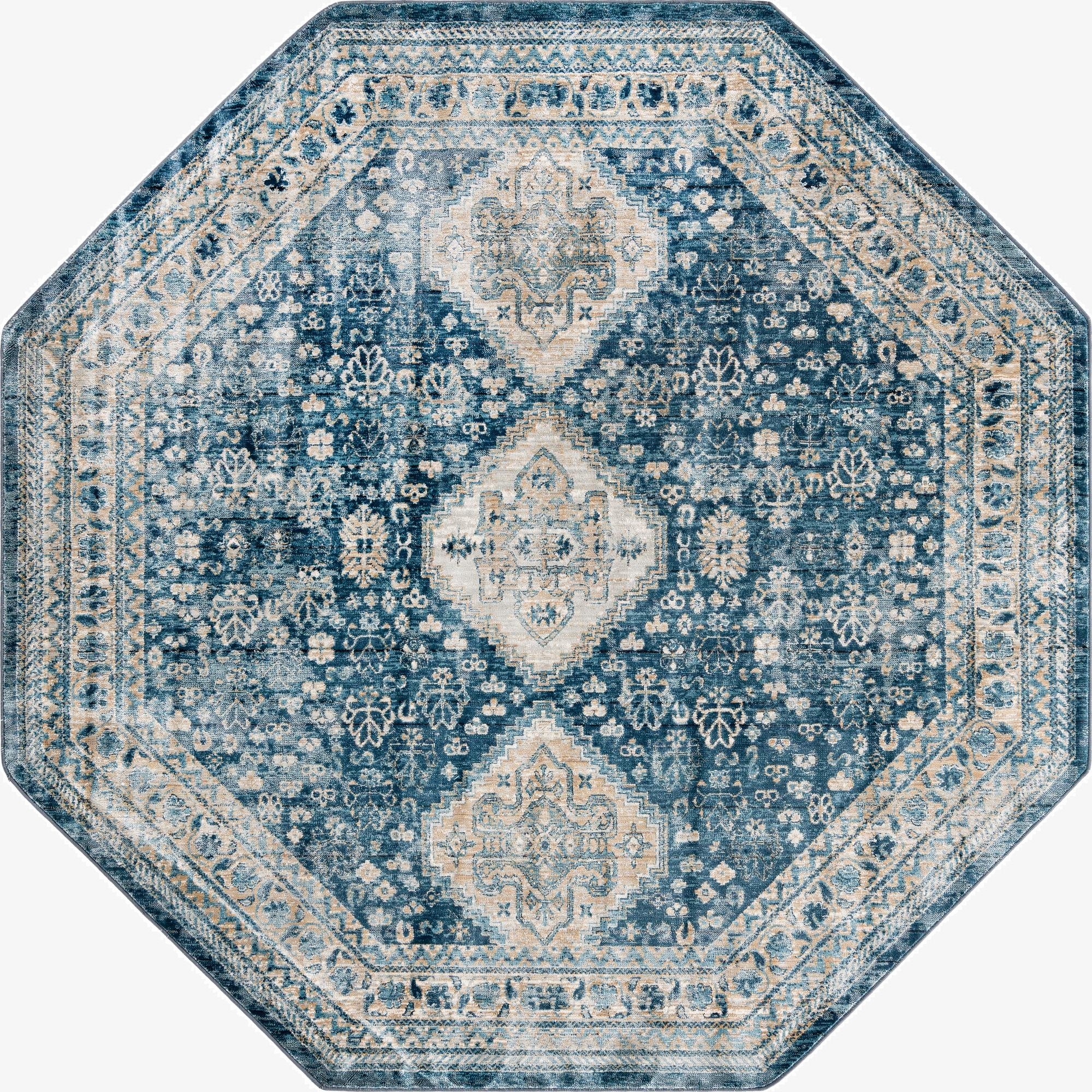  7' x 7' Newport Octagon Rug