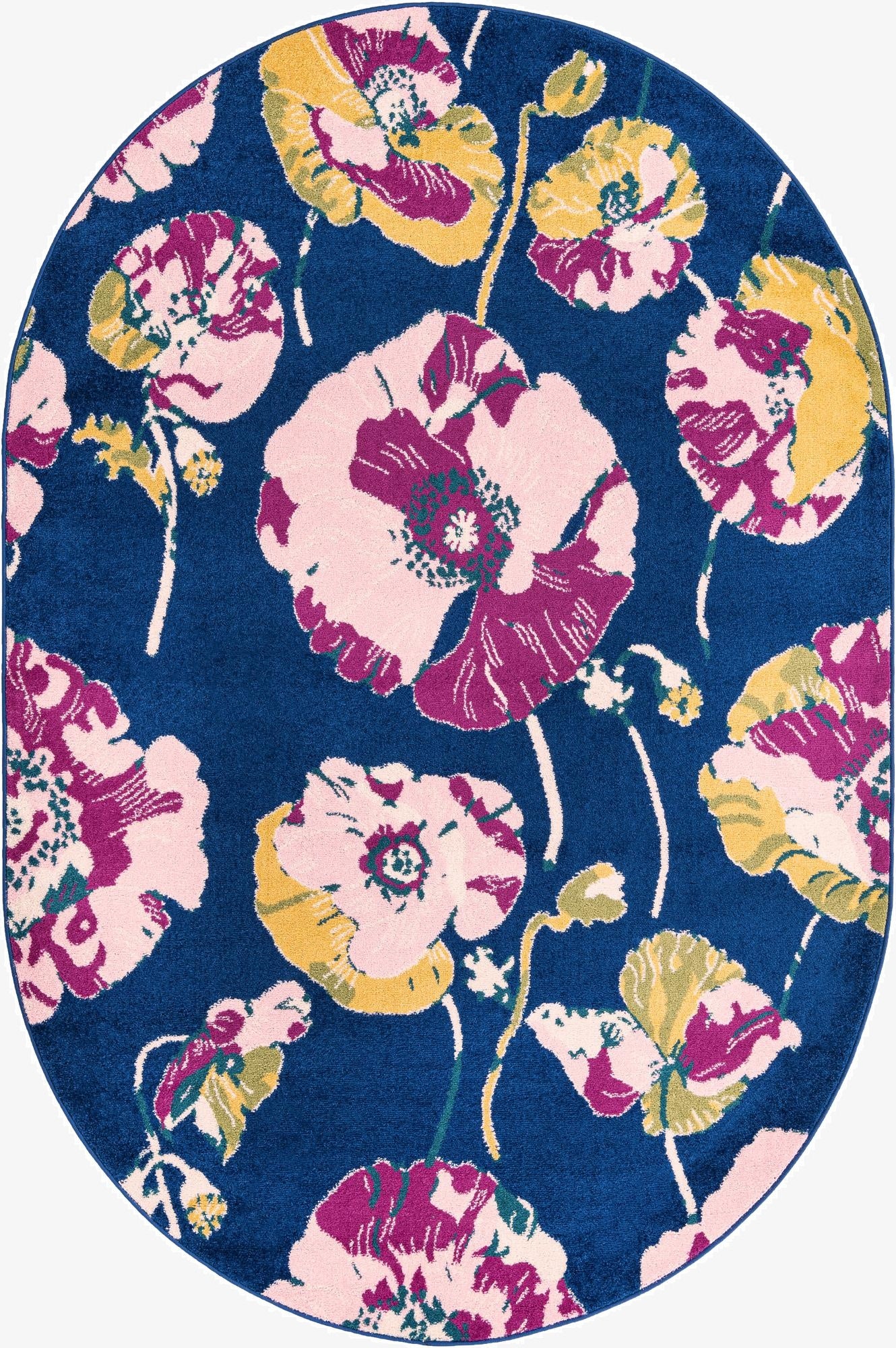  6' x 9' Bloom Oval Rug