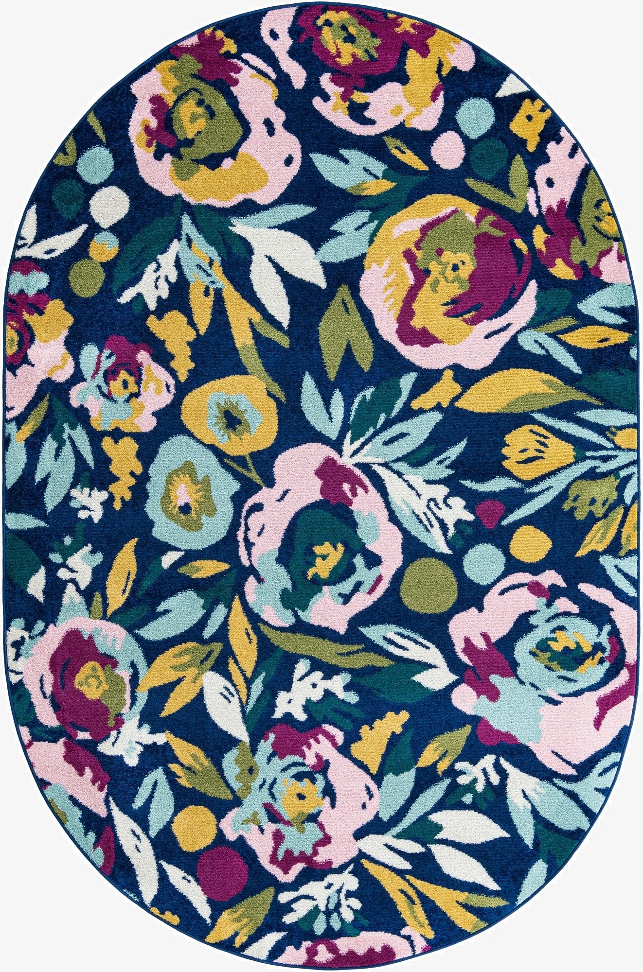  6' x 9' Bloom Oval Rug