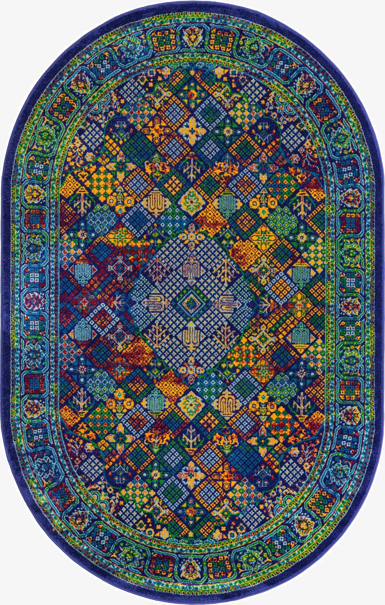  5' 3 x 8' Calypso Oval Rug