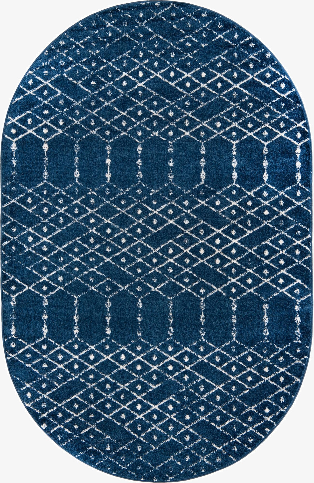  5' 3 x 8' Paxon Trellis Oval Rug