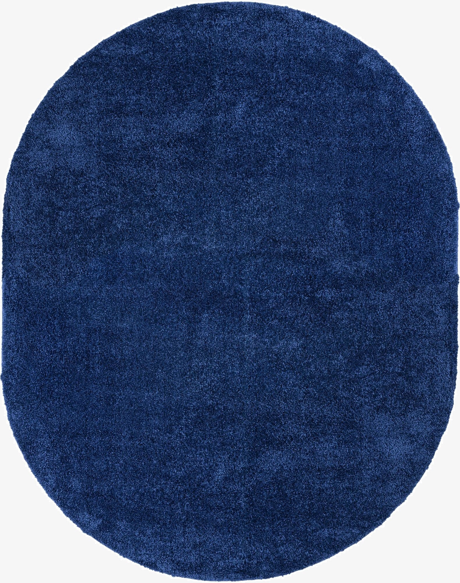 Primary image  8' x 10' Solid Frieze Oval Rug