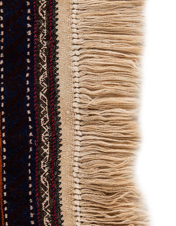 Detail image of  3' x 4' 9  Hand Knotted Afghan Ersari Wool Rug