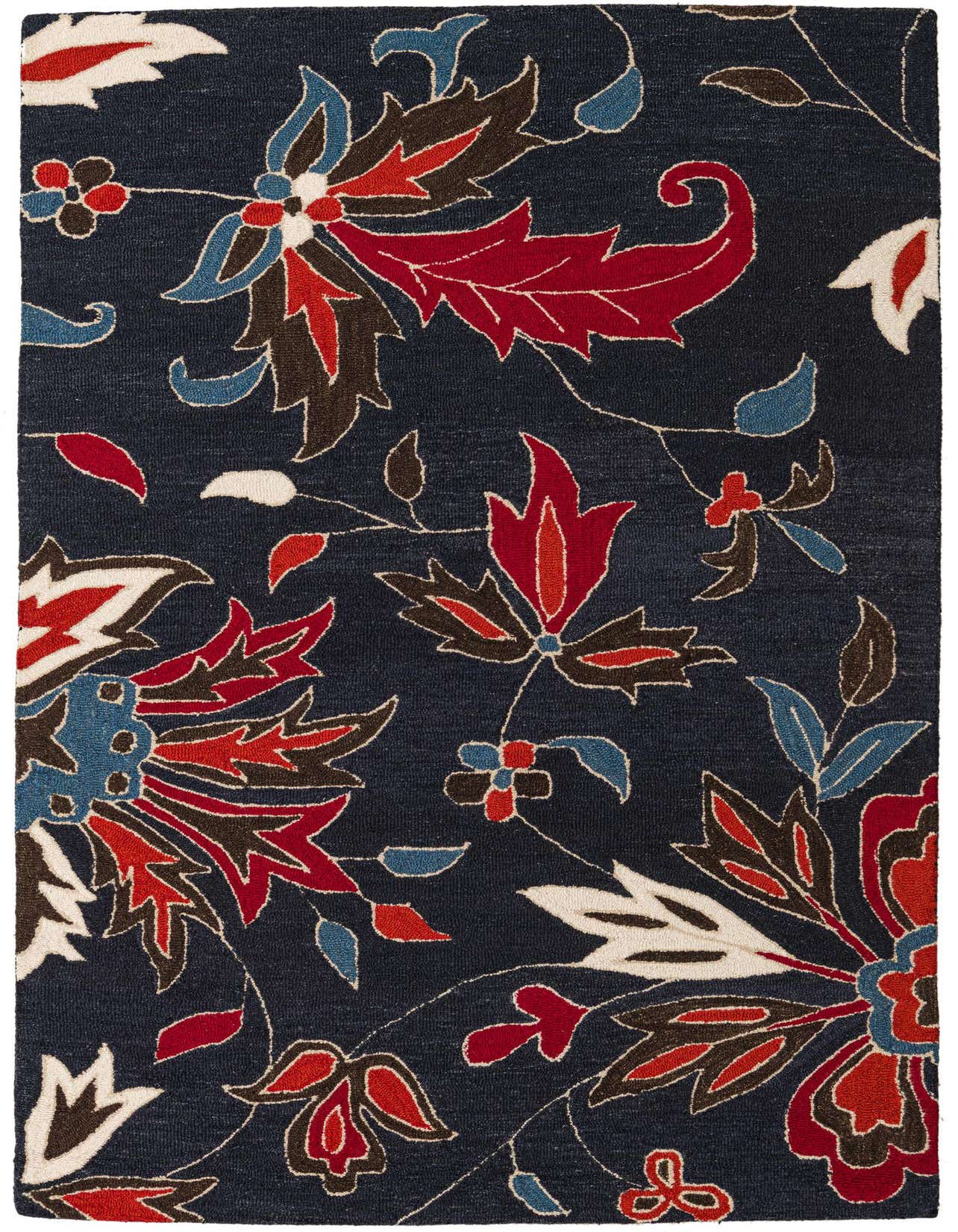 Primary image  5' 1 x 8' Agra Wool Rug